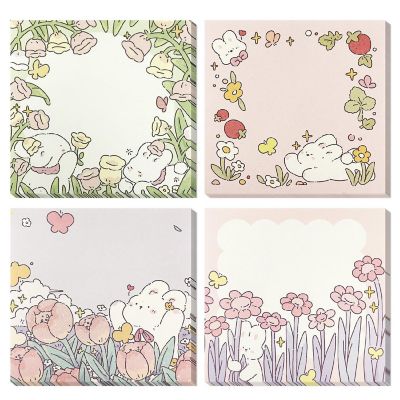 Wrapables Spring Garden Memo Note Pads (Set of 4) Image 1