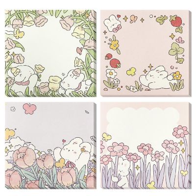 Wrapables Spring Garden Memo Note Pads (Set of 4) Image 1