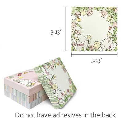 Wrapables Spring Garden Memo Note Pads (Set of 4) Image 1