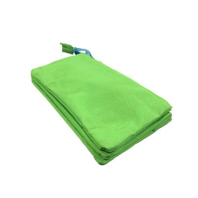 Wrapables Three Layer Multifunctional Pencil Case Cosmetic Bag, Green Image 2