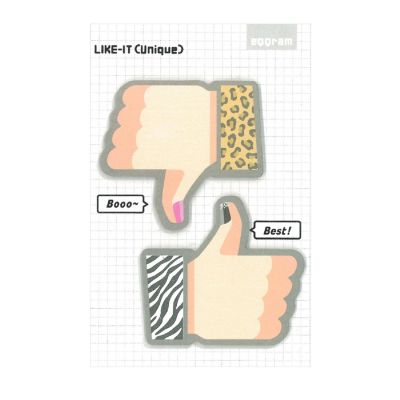 Wrapables Thumbs Up Thumbs Down Sticky Notes (Set of 2) Image 2