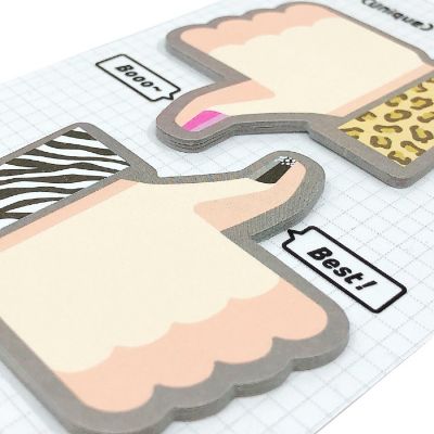 Wrapables Thumbs Up Thumbs Down Sticky Notes (Set of 2) Image 3