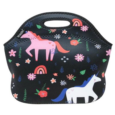 Wrapables Unicorns Insulated Neoprene Lunch Bag Image 1