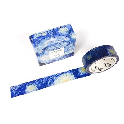 Wrapables&#174; Van Gogh Inspired Washi Masking Tape, Starry Night Image 1