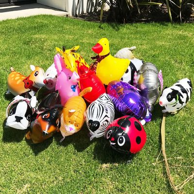 Wrapables Walking Animal Pet Balloon (Set of 3), Pony Image 1