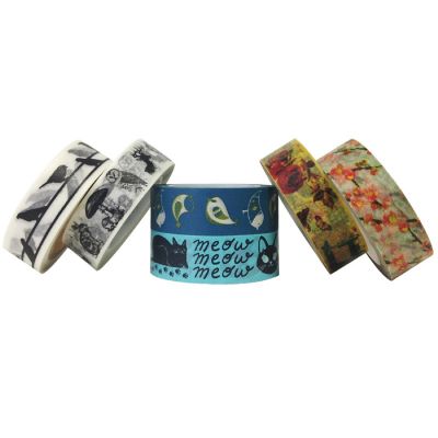 Wrapables Washi Masking Tape Collection, Premium Value Pack (Set of 6), VPK20 Image 2