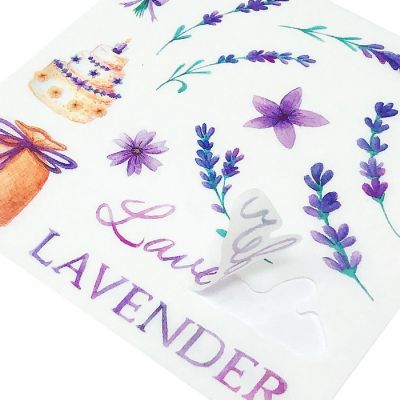 Wrapables Washi Scrapbooking Stickers Box Set, Lavender Celebration (20 sheets) Image 3