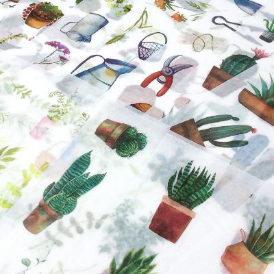 Wrapables Washi Stickers Sets for Scrapbooking, (18 sheets) Gardening Image 2