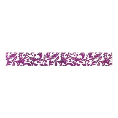 Wrapables Washi Tapes Decorative Masking Tapes, Damask Shiny Purple Image 1