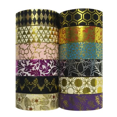 Wrapables Washi Tapes Decorative Masking Tapes, Set of 12, ADSET56 Image 1