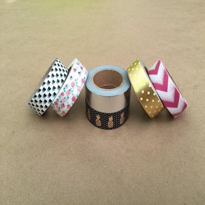 Wrapables Washi Tapes Decorative Masking Tapes, Set of 6, AD100 Image 2