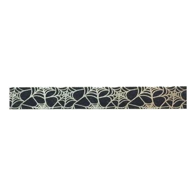 Wrapables Washi Tapes Decorative Masking Tapes, Silver Spiderweb Image 1