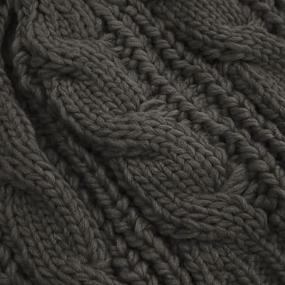 Wrapables Winter Warm Cable Knit Cat Ears Beanie, Black Image 3