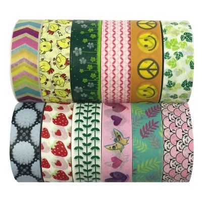 Wrapables&#174; WPSET47 Washi Masking Tape Collection (Set of 12) Image 1