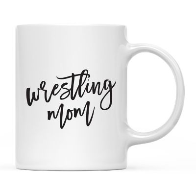Wrestling Mom Ceramic Mug Image 2