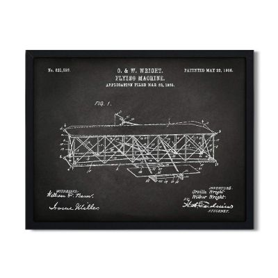 Wright Flying Machine Patent 8.5x11in Image 1