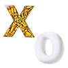 X & O Candy Buffet Containers - 4 Pc. Image 1