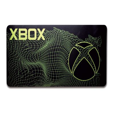 Xbox Black Graphic Desk Mat Cover  12 x 24 Inches Image 1