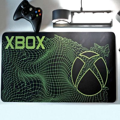 Xbox Black Graphic Desk Mat Cover  12 x 24 Inches Image 2