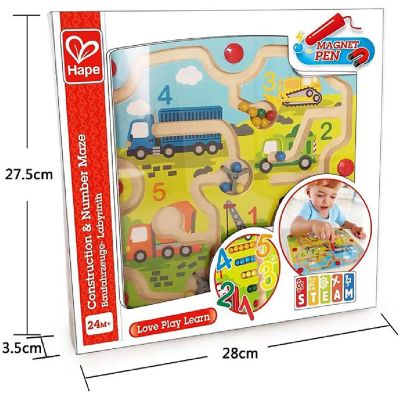 Xhape: Construction &amp; Number Magnet Maze - Ages 2+ Image 1