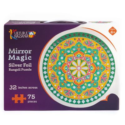Xkulture Khazana: Mirror Magic - 75Pc Floor Puzzle, Ages 4+ Image 1