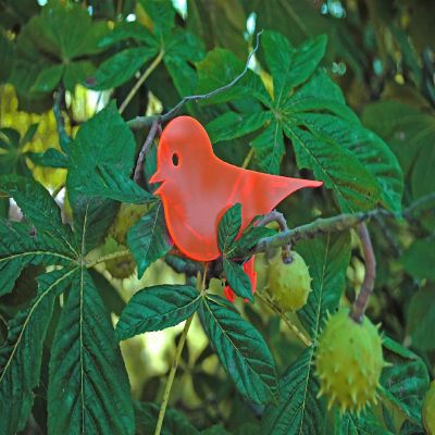 XXD's Astwart Bird Feeding Station/ Tree decor- Orange w/ Shining Edge Image 1