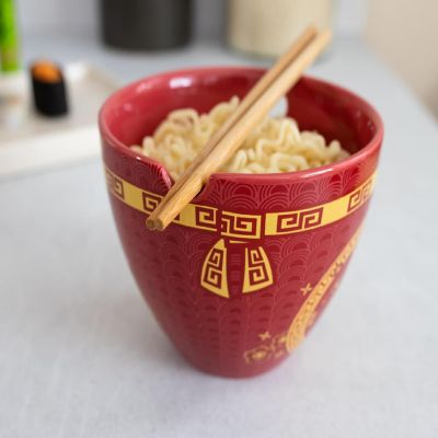 Year Of The Dog Chinese Zodiac 16-Ounce Ramen Bowl and Chopstick Set Image 2