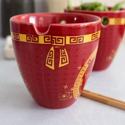 Year Of The Ox Chinese Zodiac 16-Ounce Ramen Bowl and Chopstick Set Image 2
