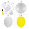Yellow & White Balloon Column Kit - 131 Pc. Image 1
