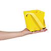 Yellow Candy Buckets with Ribbon Handle - 6 Pc. Image 1