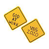 Yellow Car Signs - Less Than Perfect - 12 Pc. Image 1