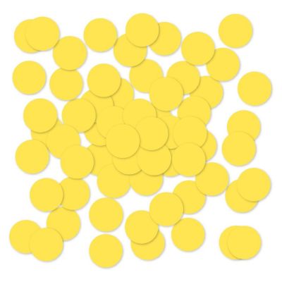 Yellow Confetti 180-Pack Image 1