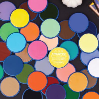 Yellow Snazaroo Face Paint Costume Accessory Image 2