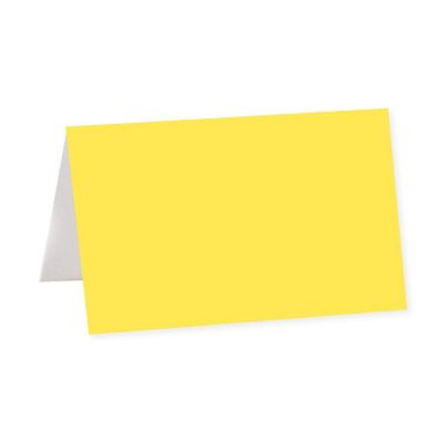 Yellow Table Tent Place Cards 20-Pack Image 1