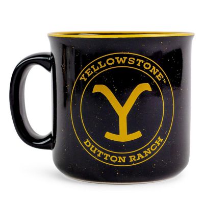 Yellowstone Dutton Ranch Ceramic Camper Mug  Holds 20 Ounces Image 1