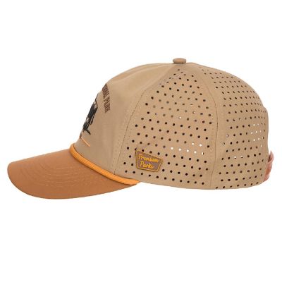 Yellowstone National Park 5-Panel Brown and Tan Unstructured Hat Image 1