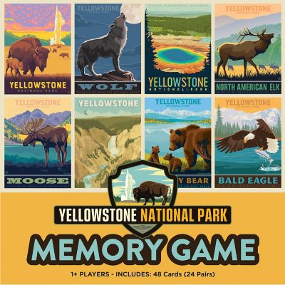 Yellowstone National Park Memory Game Image 1