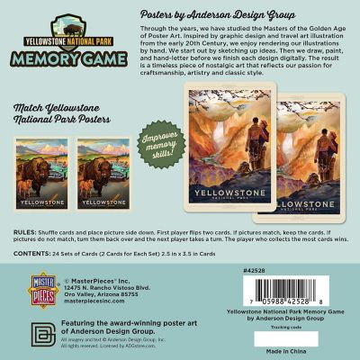 Yellowstone National Park Memory Game Image 3