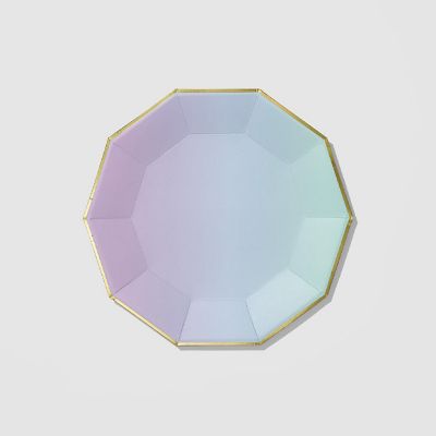 Yes Way, Ombre Large Plates (10 per pack) Image 2