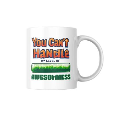 You Can_t Handle My Level of Awesomeness Mug by Dancing Littles Jungle Image 1