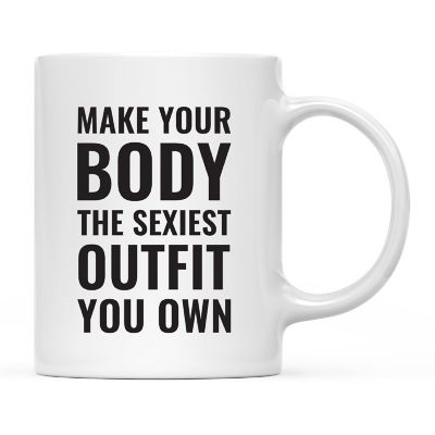 Your Body Your Outfit Ceramic Mug Image 2