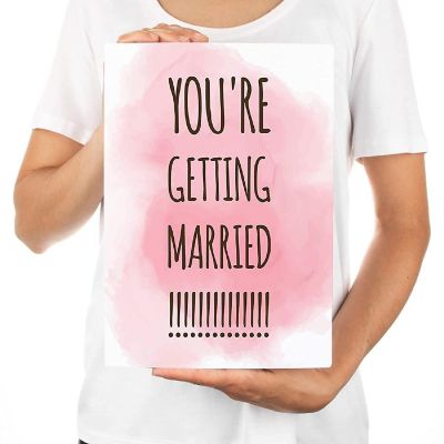 You're Getting Married Card 8.5x11IN Image 1