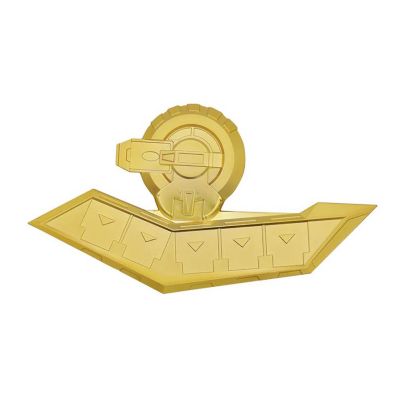 Yu-Gi-Oh! 24K Gold Plated Duel Disk Mini Replica Image 1
