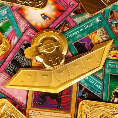 Yu-Gi-Oh! 24K Gold Plated Duel Disk Mini Replica Image 3