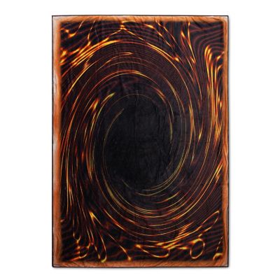 Yu-Gi-Oh! Dark Magician Card Fleece Throw Blanket  45 x 60 Inches Image 1