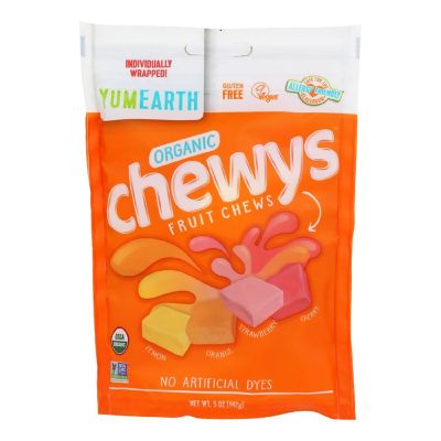 Yumearth - Chewys Fruit Chews - Case of 6-5 OZ Image 1