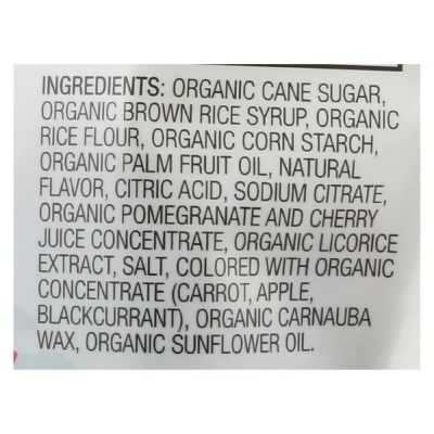 Yumearth Organics Soft Eating, Pomegranate Licorice 5 oz, Pack of 12 Image 2
