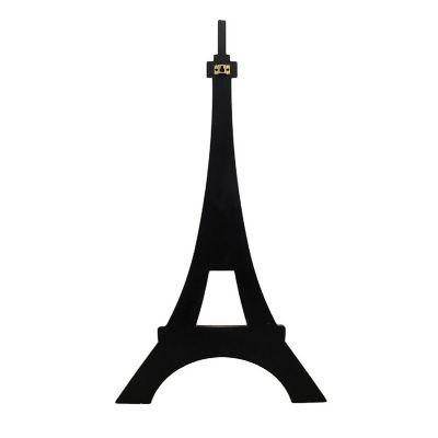 Zeckos Eiffel Tower Shaped Decorative Wooden Wall Hook Hanging Image 2