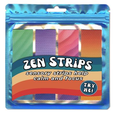 Zen Strips Sensory Strips 4/Pkg-Bumpy Gradient Image 1