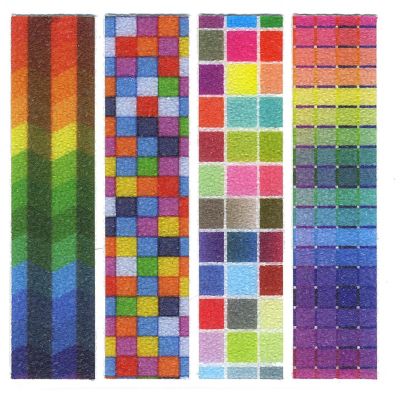 Zen Strips Sensory Strips 4/Pkg-Sand Brights Image 1